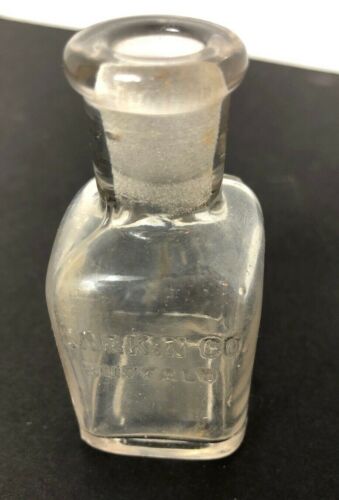 Antike Flasche Larkin Co. Büffel klar - Bild 1 von 8