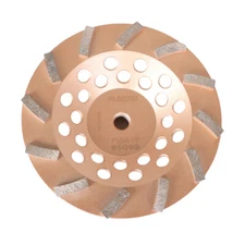 7 Inch Diameter 5/8"-11" Arbor 12 Turbo Grinding Wheel For Concrete Masonry Disc