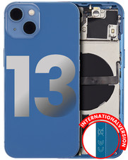 Back Housing W/ Small Components Pre-Installed Compatible For iPhone 13