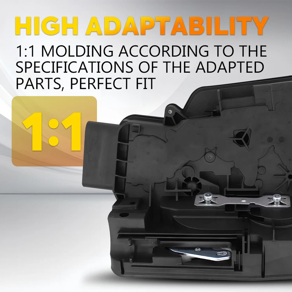 Left Sliding Door Lock for Ford For Transit For Custom 2012+ ABS/Metal Black LH - Image 3 of 4