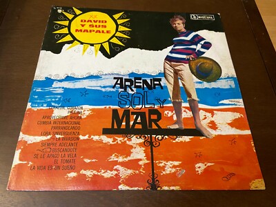 David Y Sus Mapale~Arena Sol Y Mar~ARGENTINA IMPORT~Rare Latin Cumbia Palmera LP