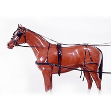 Tough1 Tracker Leather Driving Harness