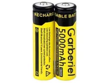 Garberiel 3.7V 5000MAH LI-ION Replacement Battery 2PK