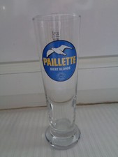 VERRE A BIERE BLONDE  PAILLETTE NORMANDIE 1596   25 CL  RASTAL  H : 19,5 CM