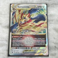 zamazenta vstar pokemon card price Amazon.com: Zamazenta V & Vstar 099/159 - Crown Zenith