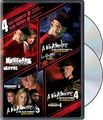 4 Film Favorites: A Nightmare on Elm Street 1-4 (Bilingual)