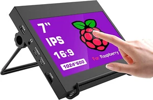 USB Toucher l'écran CCTV Moniteur 7'' PC VGA HDMI pour Raspberry Pi Jeu Ordinateur