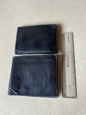 PORTAFOGLI UOMO VINTAGE PELLE NERA