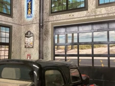 Full RC 1/10 Scale Garage Wall Decal Sticker Diorama - Tide & Torque  Garage