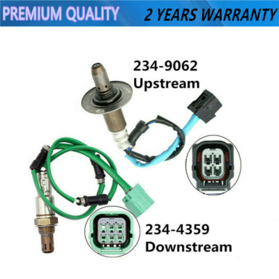 Oxygen O2 Sensor For 2007-2009 Honda CRV 2.4L l4 2pcs Upstream&Downstream 02
