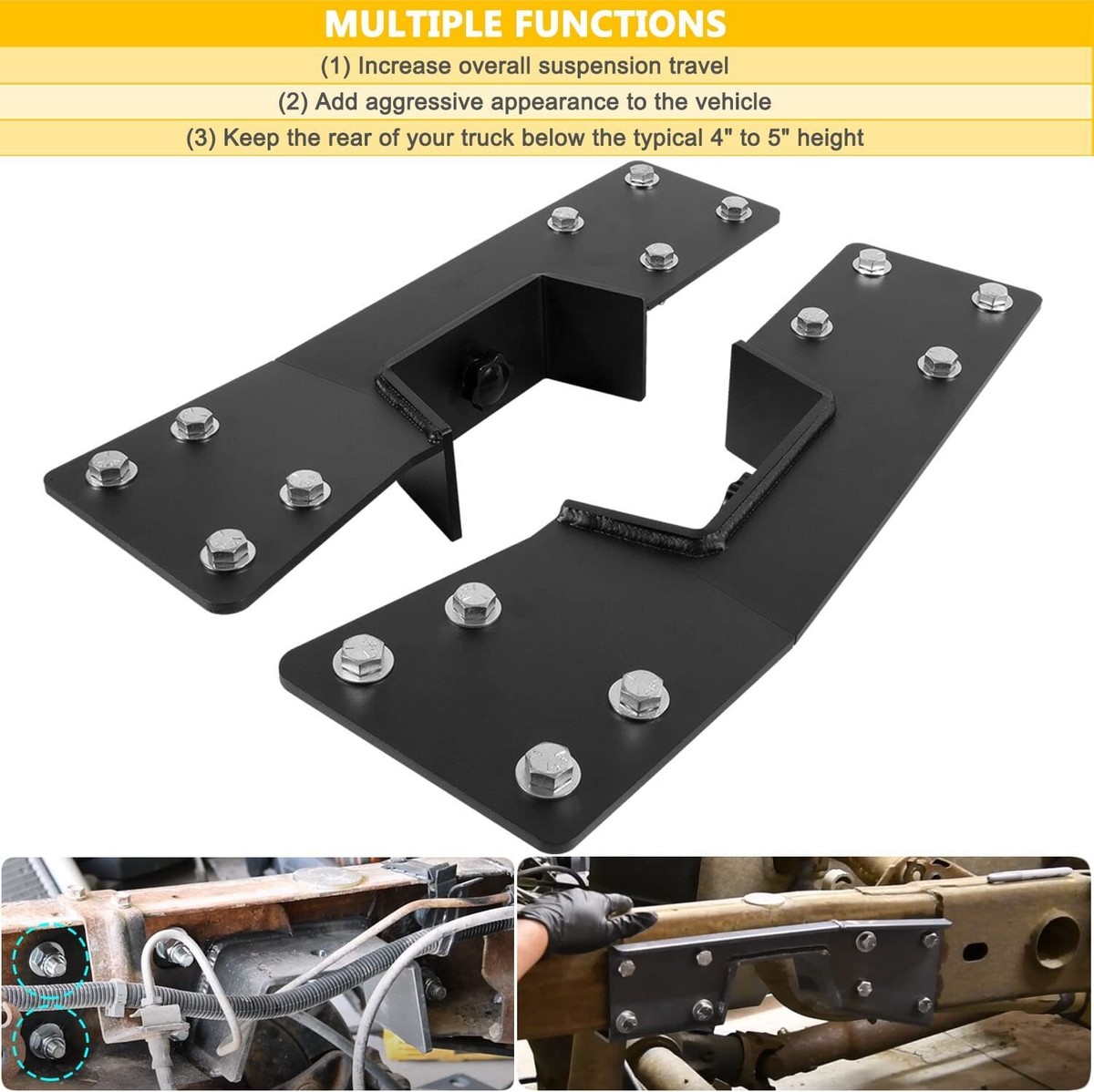 Rear Axle Flip Kit 6" Lowering Drop 1999-2006 For Chevy Silverado - Foto 12