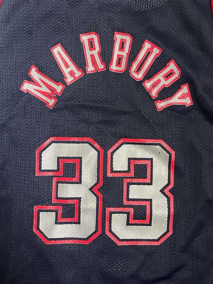 Camiseta vintage Stephon Marbury New Jersey Nets juvenil talla mediana 5-6 y2k usada en excelente estado Foto 2 de 4