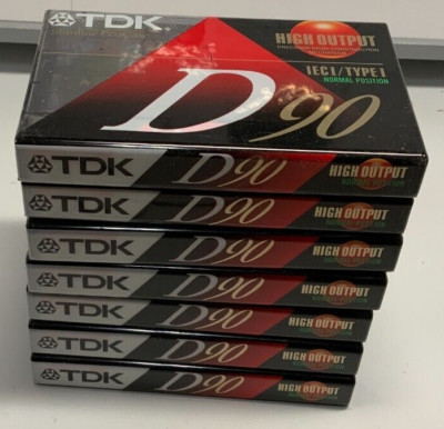 Lot De 18 Cassettes Audio TDK D90, IEC I/Type I, 90 Min, Neuves Sous Blister