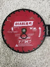 Diablo 7-1/4 x 24-Teeth Tracking Point Framing Circular Saw Blade D0724R