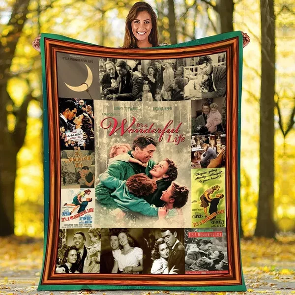 Its Wonderful Life Blanket Wonderful Life Fleece Blanket