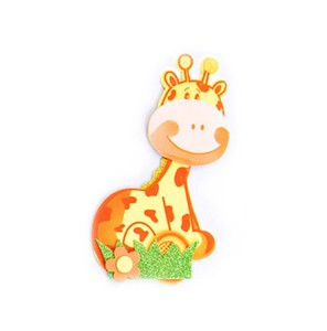 12 Pcs 4 Baby Shower Safari Jungle Giraffe Animal Decorations