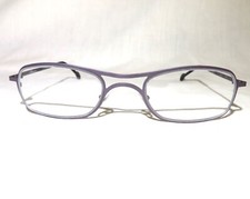 l.a. Eyeworks SLIM New - NOS Titanium Metal 515 eyeglass Violet frame FRAME ONLY
