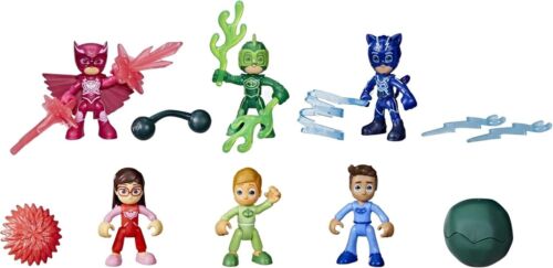 PJ Masks Day-to-Night Heroes 6 Transform Figures 11 Accessories Ages 3+ New Toy - Picture 2 of 6
