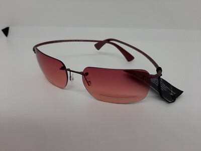 Donna Karan 9708s Sunglasses Titanium Rimless Wrap Pilot 100  display picture 2