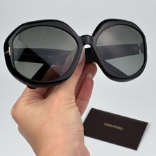 Tom Ford Women Sunglasses Black Gradient Smoke FT1011/S 01B GEORGIA-02 BRAND NEW