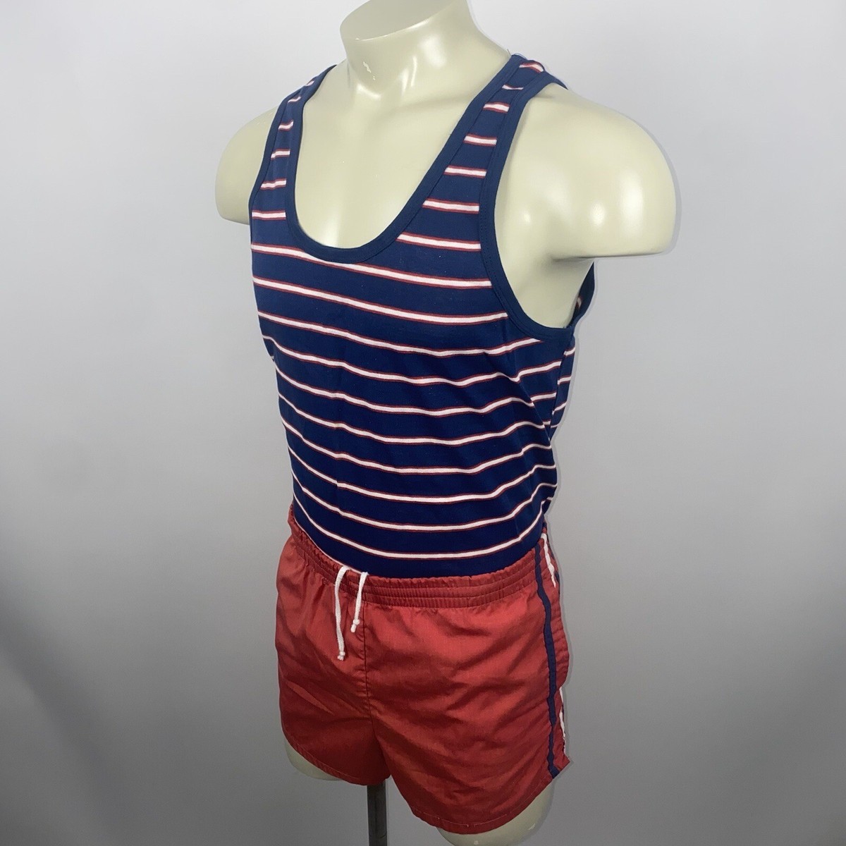 トップス 60s 70s Sears swim wear cuba shirts 1960s Swim Suit Pattern, 2 PC Bathing Suit Swimsuit Cover Up