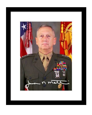 General James N. Mattis 8x10 official photo portrait United States ...
