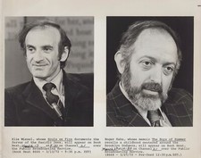 PBS 1972 Elie Wiesel Roger Kahn Book Beat Brooklyn Dodgers 10x8 Press Photo