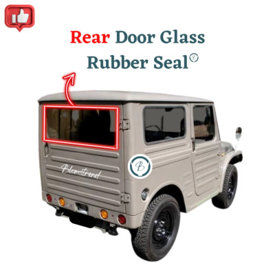 Suzuki Jimny Eljot Stockman LJ80 Weatherstrip Rear Door Glass Rubber Seal