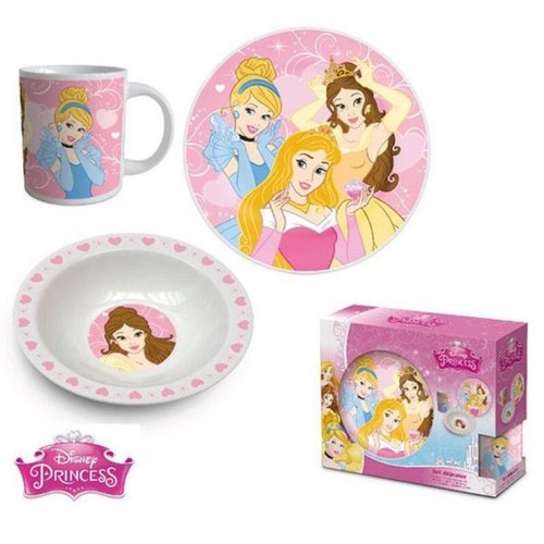 PINK KIDS CERAMIC BOWL PLATE MUG DINNER 