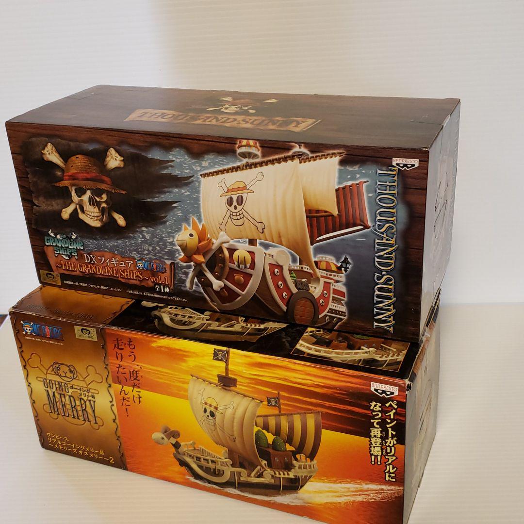 ONE PIECE Real Going Merry & Thousand Sunny Set of 2 Figure 200mm