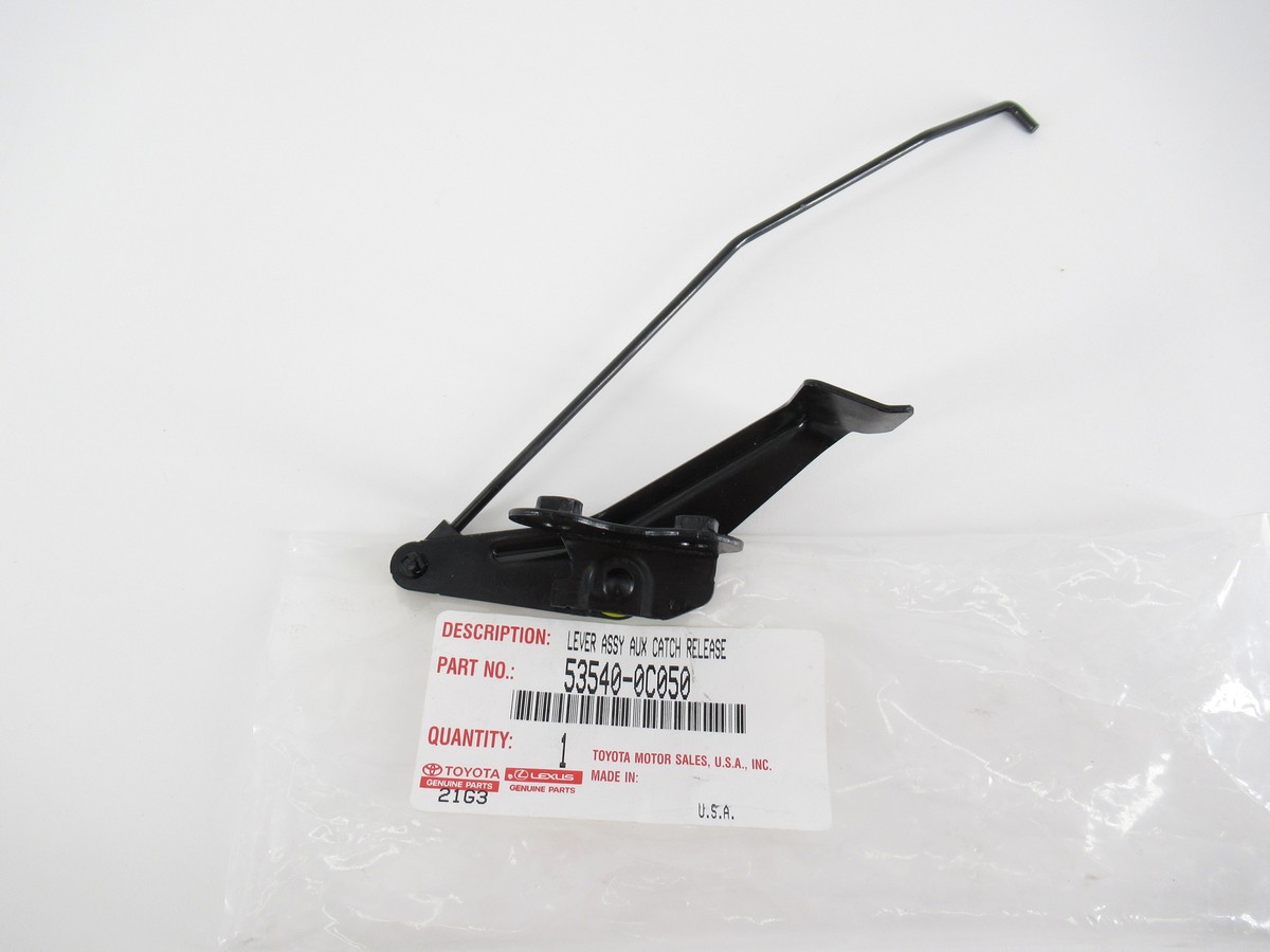Genuine OEM Toyota 53540-0C050 Auxiliary Hood Catch Release Lever
