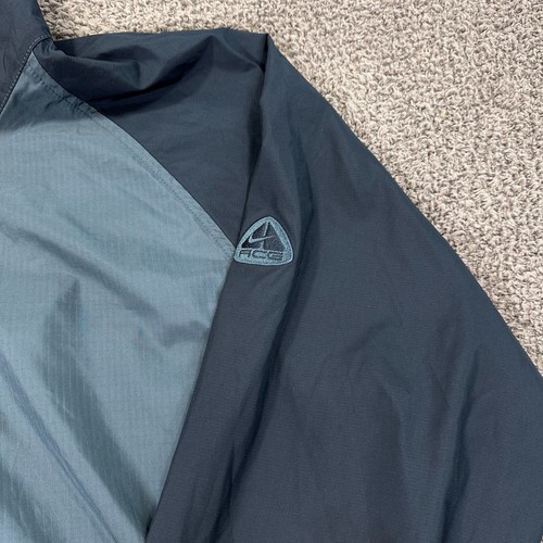 Vintage Nike ACG Windbreaker Men Large Blue Alpha Project Outer Layer 3 Gorp Y2K - Picture 2 of 12