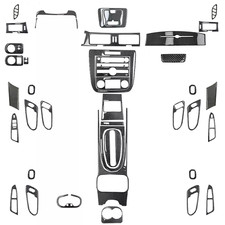 38pcs Real Carbon Fiber Kits Full Interior Trim Decal For Chevrolet Impala 06-13
