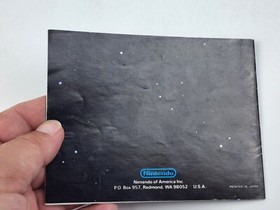 Nintendo NES GOLF Black Label Manual Instruction Booklet Only Vintage 1985