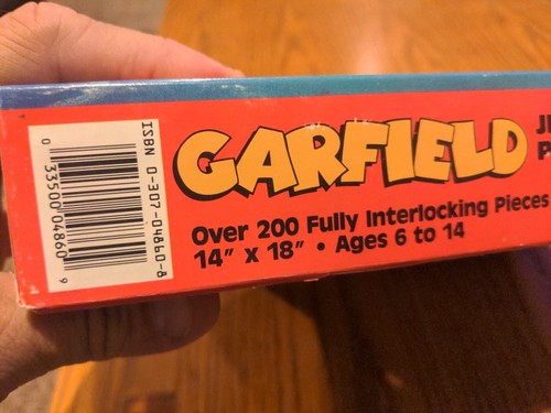 Vintage 1978 GARFIELD Golden 200 Piece Puzzle 4860 Magician Magic Hat 1978 - Picture 8 of 10