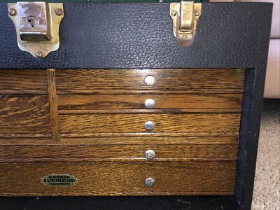 VTG Gerstner & Sons Style 41C 7 Drawer Wood Leatherette Machinist