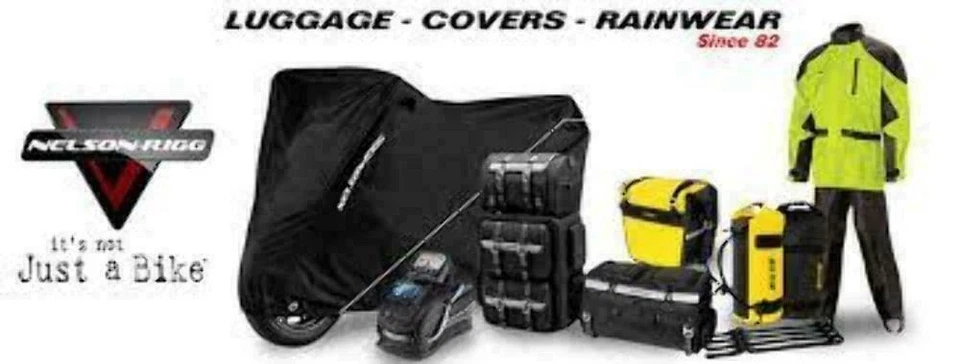 Cubierta negra para motocicleta Nelson-Rigg Econo grande (hasta 1200cc) MC-900-03-LG Foto 3 de 3