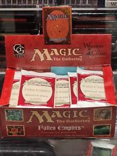 Magic: The Gathering Fallen Empires Sealed Collectible Card Magic: The Gathering Fallen Empires Sealed Collectible Card
