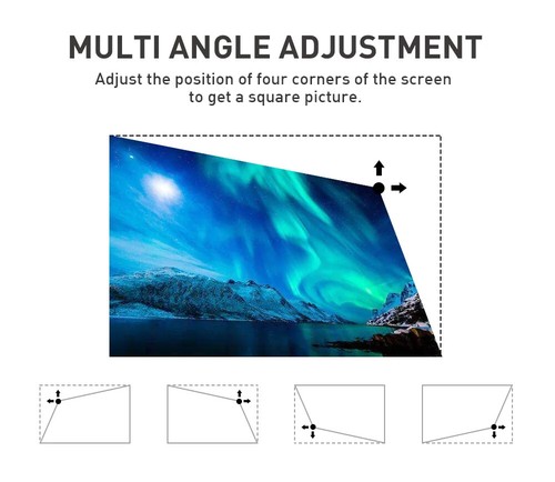 P11 Smart 3D Mini DLP Pocket Mobile Projector 5G WiFi Android 9.0 4K 3000mA Home - Picture 14 of 24