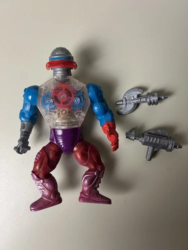 MOTU ROBOTO Masters Of The Universe Complete Action Figure W/accessories VTG