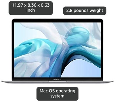 SILVER - APPLE MACBOOK AIR 2020 13.3'' 2560X1600 NON-TOUCH I5-1030NG7 1.1GHZ 8GB