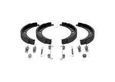Image of BOSCH 0986487582 Parking Brake Shoe Set Rear Fits Chrysler Mercedes-Benz