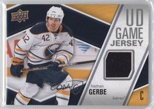 2011-12 Upper Deck UD Game Jersey Series 1 Nathan Gerbe #GJ-NG 7p4