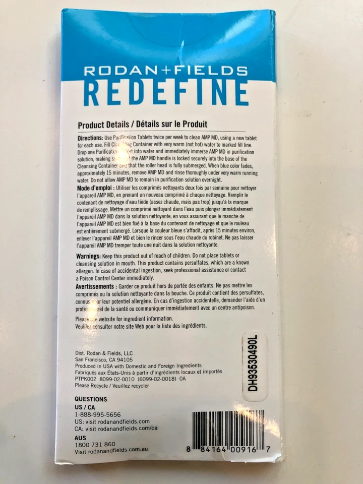 Redefine AMP MD Purification Tablets Anti-Aging 16 Tablets Sealed - Image 3 of 3