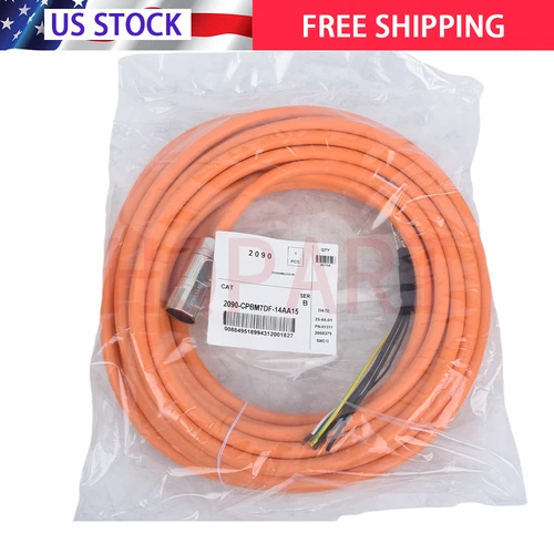 New OE 2090-CPBM7DF-14AA15 Ser A 15m Motor Power Cable Fits Allen Bradley