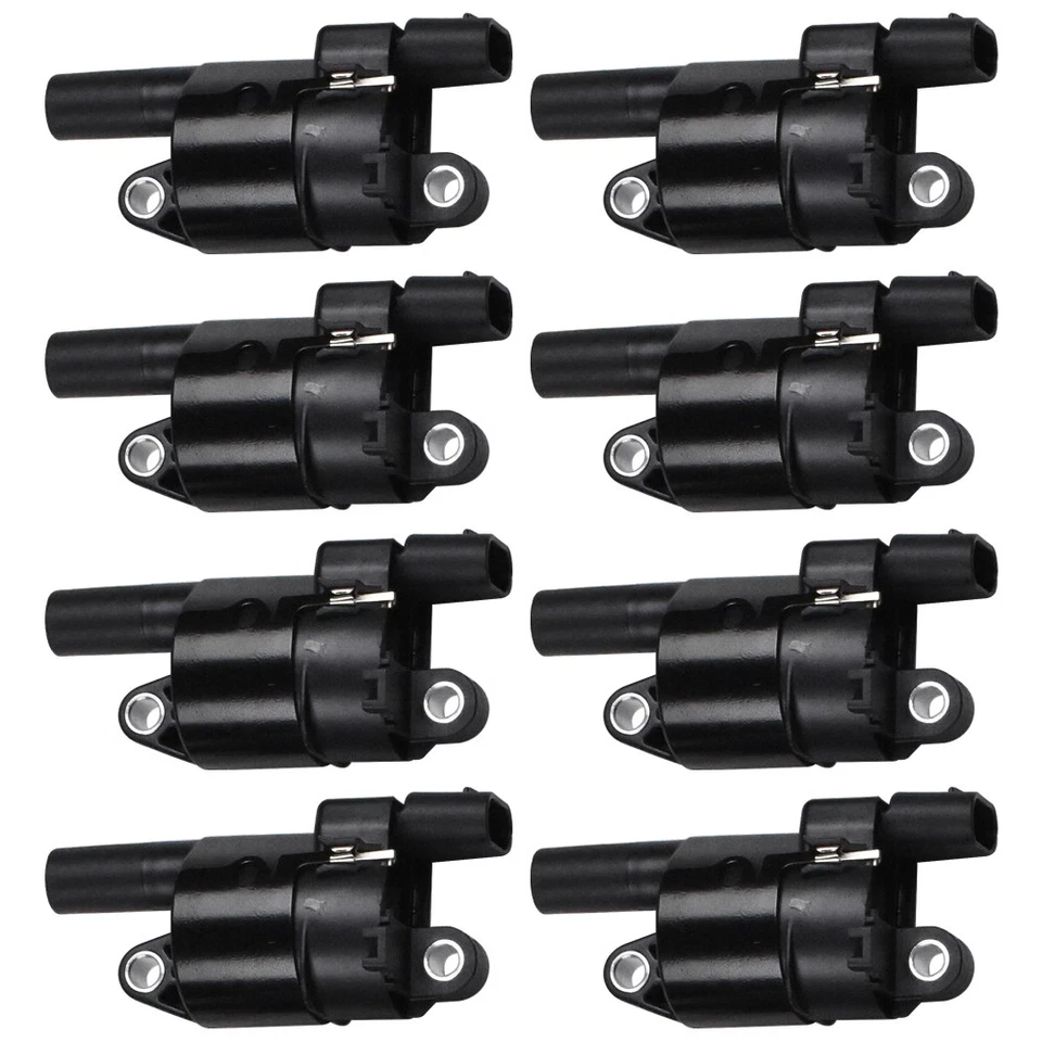 Paquete de 8 bobinas de encendido + bujía + cable para Chevy Silverado 1500 Sierra 1500 14-2020 Foto 3 de 4