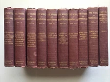 Antique Books- The Works Of Shakespeare Eversley Edition 9 Vols + biography