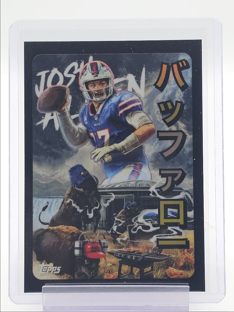 JOSH ALLEN 2025 TOPPS CHROME KAIJU BUFFALO BILLS NO. KAI-7 SSP Q3855