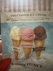 1 Ounce .999 Copper Full Color Ice Cream Cones Bullion  W/ Capsule SURPRISE PACK