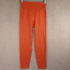 NWT Pink Womens Orangish Red Leggings Size XS Yoga Workout Active Compression